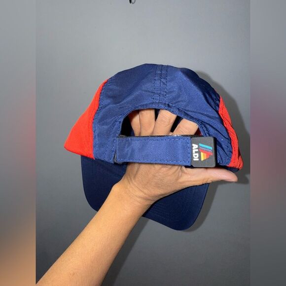 Aldi Gear Blue and Red Men's Cap One Size NWOT - Picture 4 of 6
